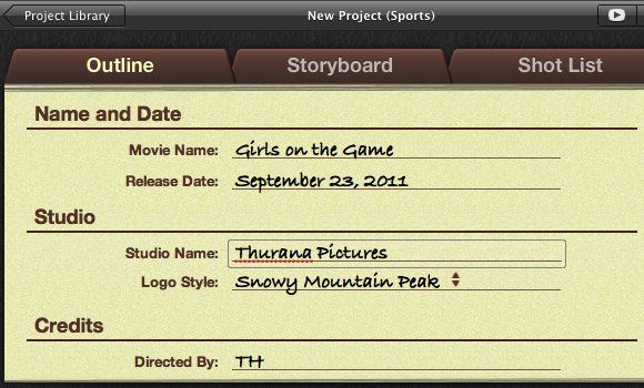 Вкладка План проекта