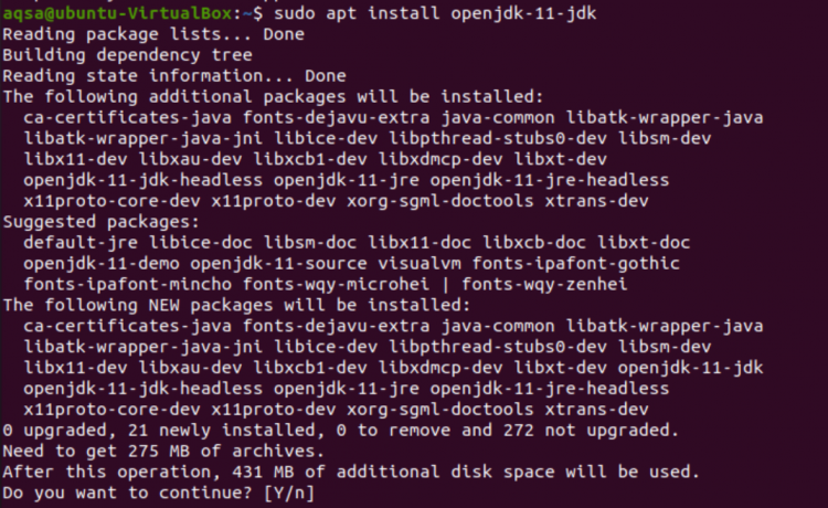 Установка Gradle на Ubuntu 20.04