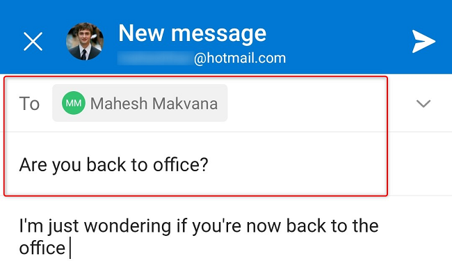 Выберите место для эмодзи в тексте письма