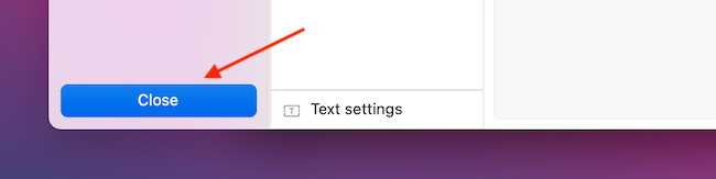 Закройте окно настройки Aerial