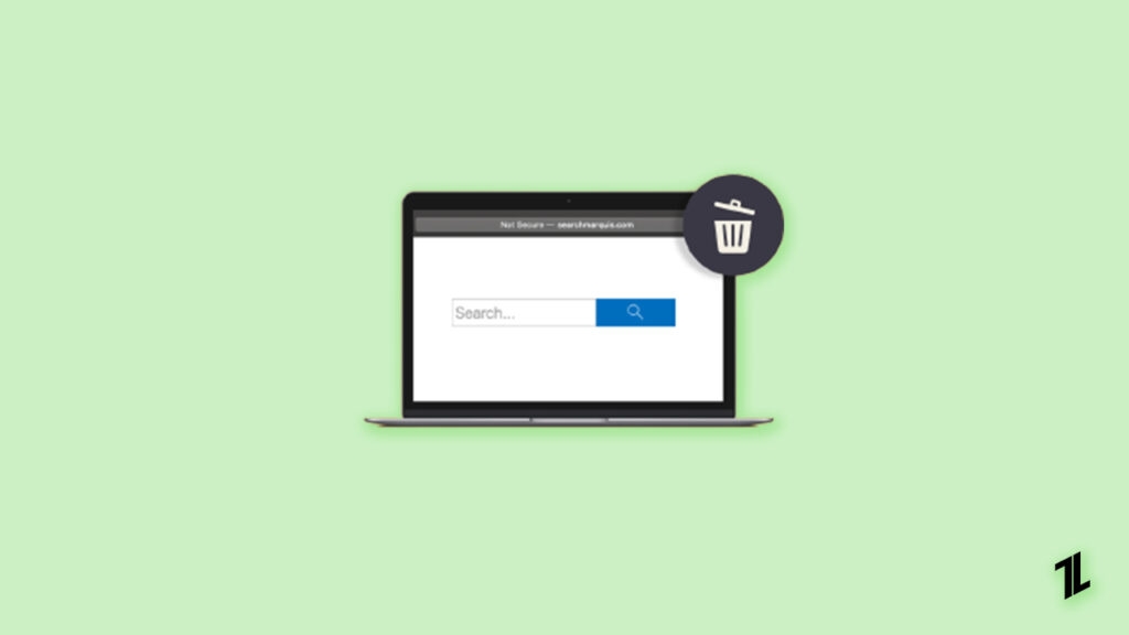 Иллюстрация активности Search Marquis в браузере на Mac