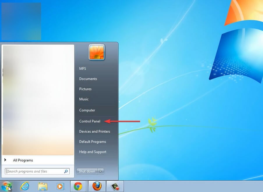 Панель управления Windows 7