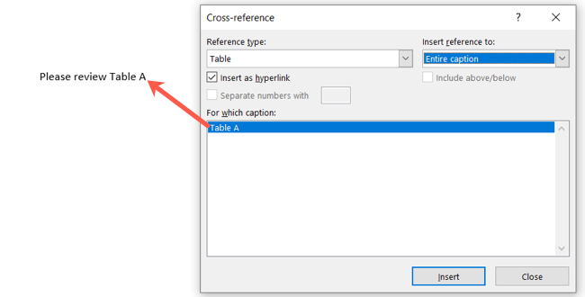 Перекрёстная ссылка вставлена