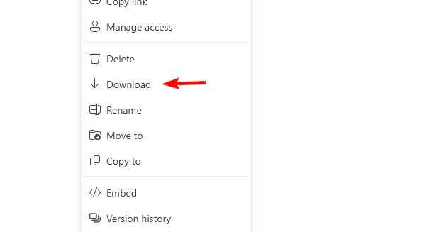 Скриншот OneDrive: загрузка записной книжки