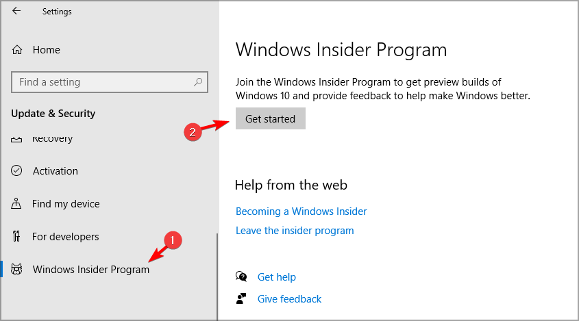 Windows Insider Program — начало