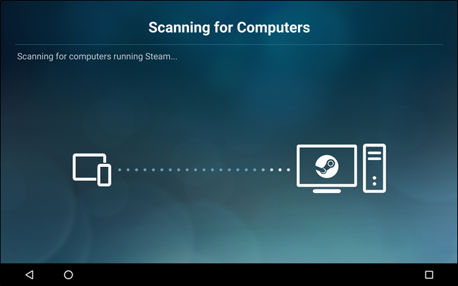 Поиск компьютеров в сети в Steam Link