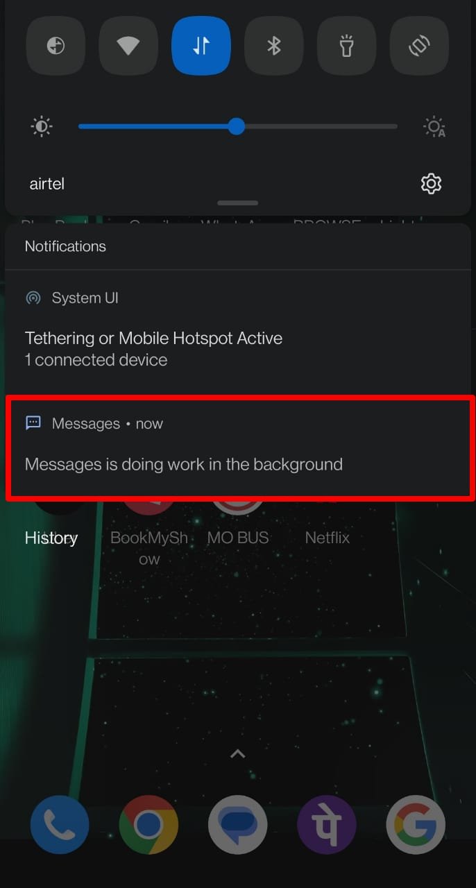 Накопленный кэш и временные данные приложения Messages