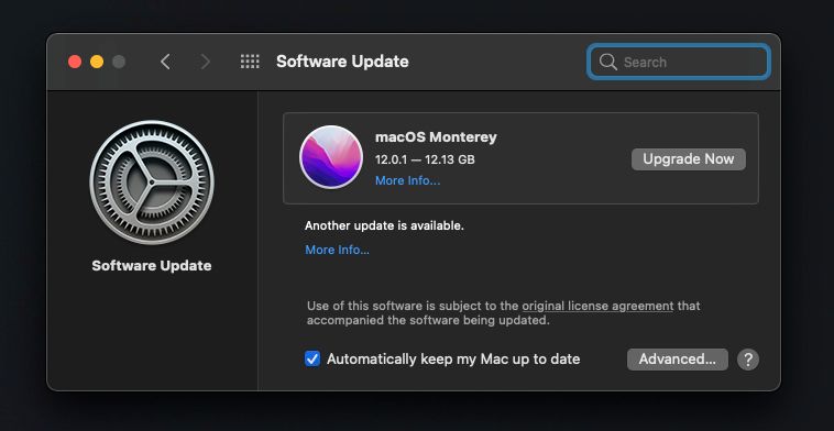 macos monterey upgrade