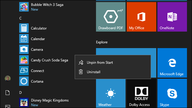 Список предустановленного ПО от производителя в «Программы и компоненты»