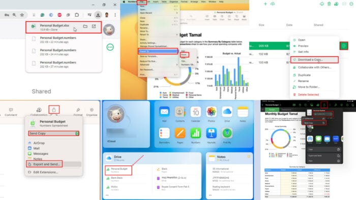 Как открыть файл Numbers в Excel