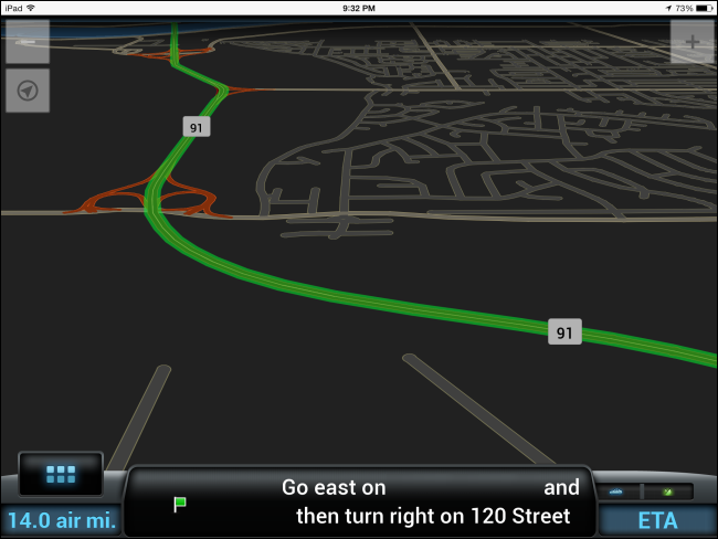 Офлайн GPS-навигация на iPad: стороннее навигационное приложение