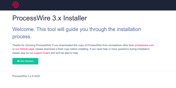 Установка ProcessWire на Debian 11