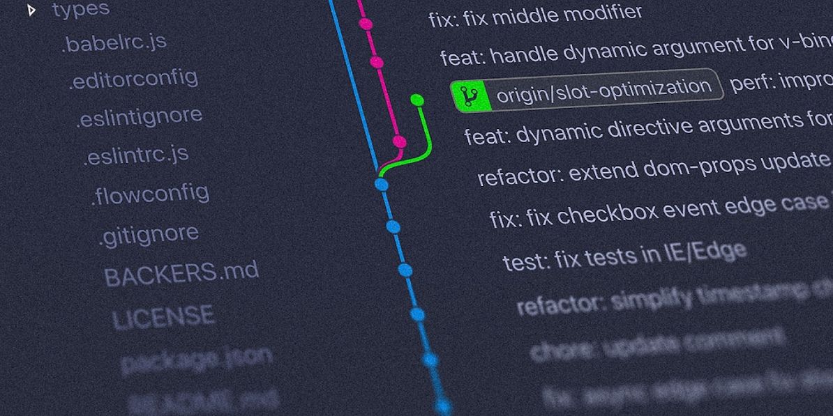 Страница с набором файлов в проекте