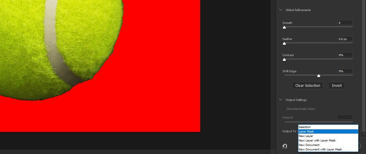 Шаг 5: Вывести как Layer Mask