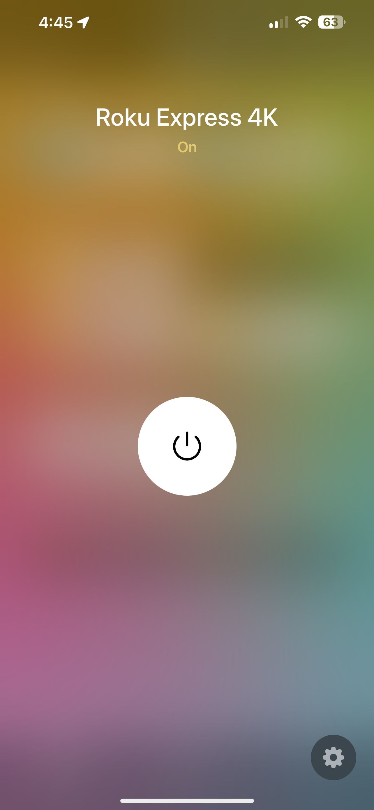 Home App iOS 16 Roku Express Power Toggle