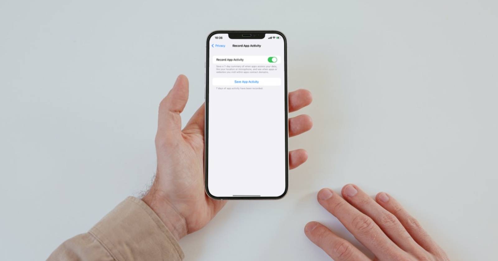 Запись и чтение активности приложений iPhone