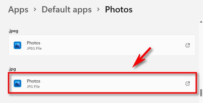 Выберите тип файла, который хотите изменить