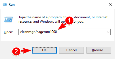 Запуск cleanmgr /sagerun