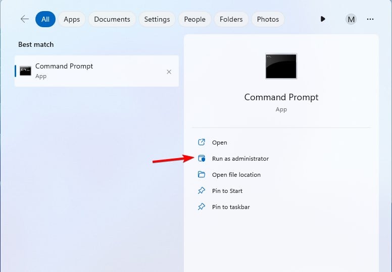 Запуск командной строки от имени администратора