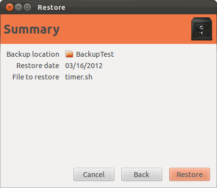 Список доступных версий файла для восстановления