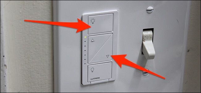 Диммер Lutron Caseta крупным планом
