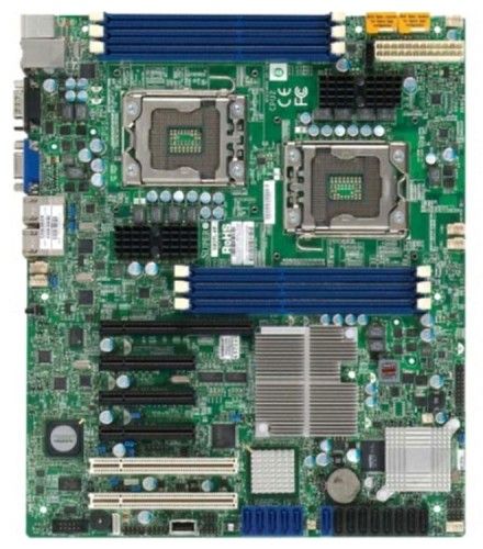 двухсокетная материнская плата Supermicro с LGA1366 в формате E-ATX