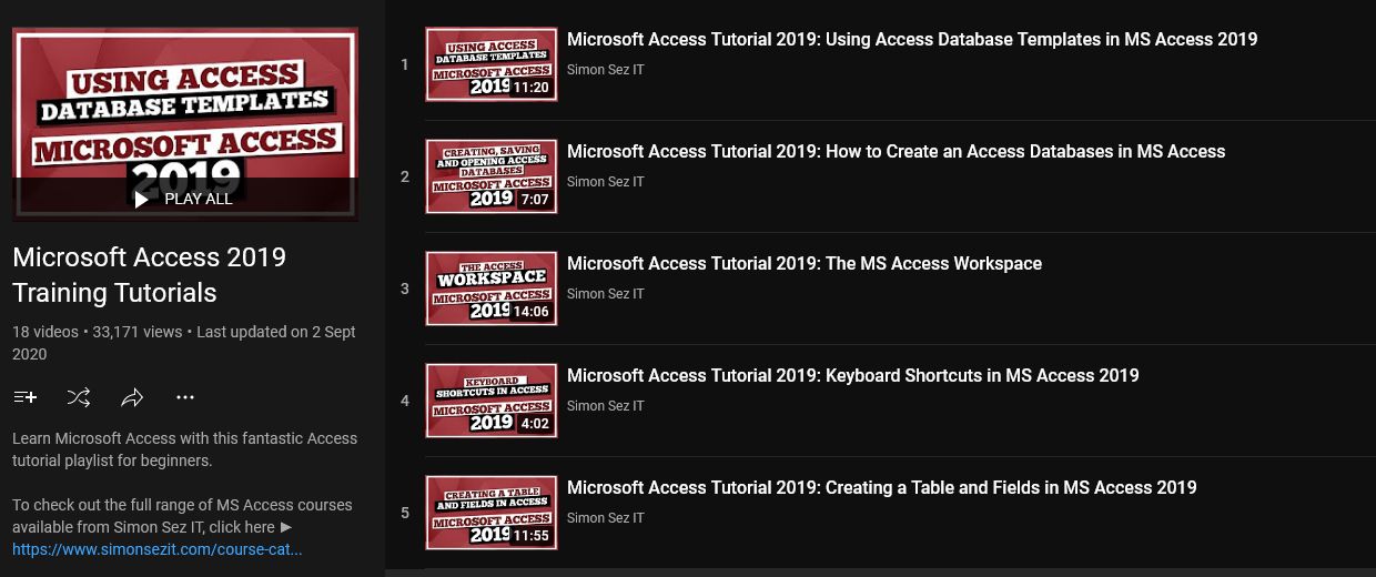 Превью видео Simon Sez IT по Access