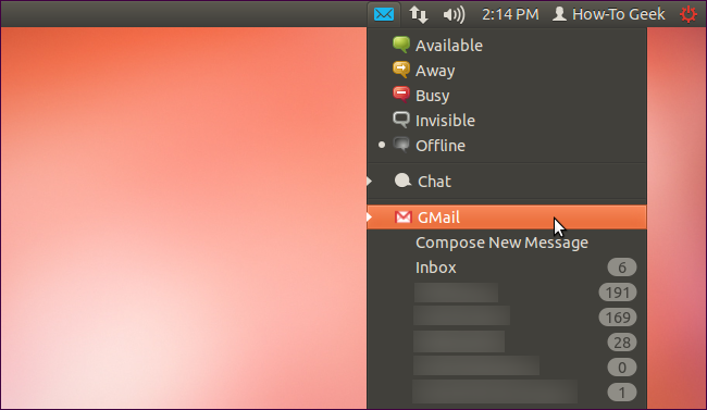 Веб‑приложение показывает непрочитанные сообщения в меню сообщений