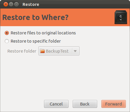 Опции восстановления файлов: в исходное место или в заданную папку