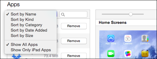 Поиск и удаление приложений в iTunes