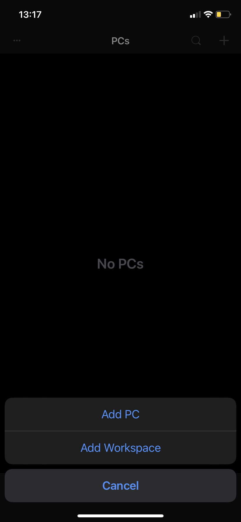 Подключение с iPhone