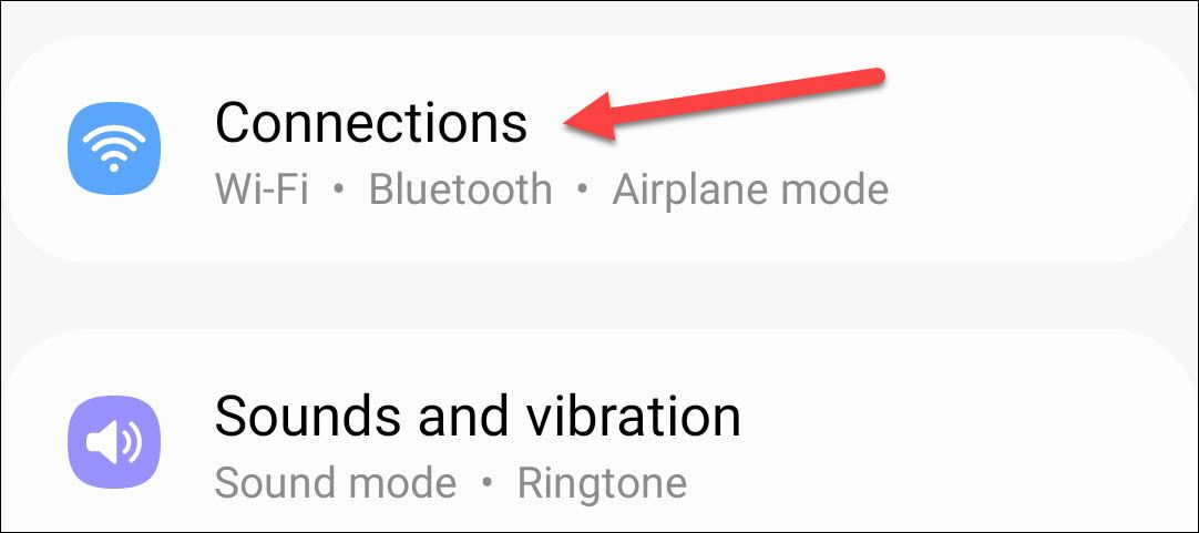 Меню настроек с разделом Wi‑Fi