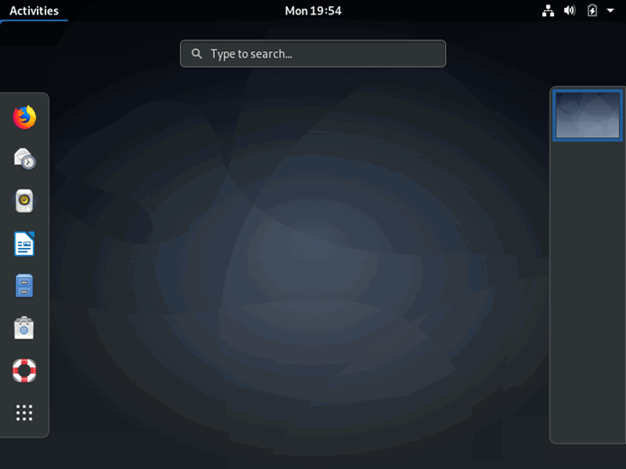 Первый запуск Debian после установки