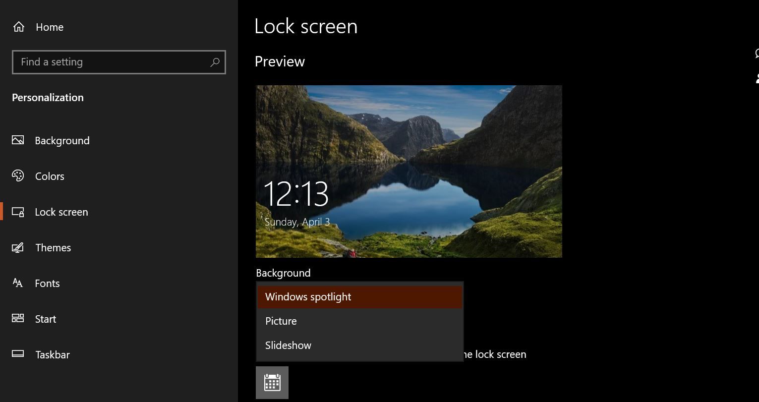 Windows Spotlight на экране блокировки