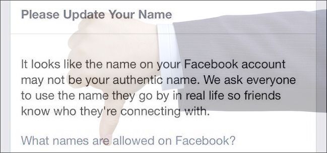 Добавить псевдоним в профиль Facebook