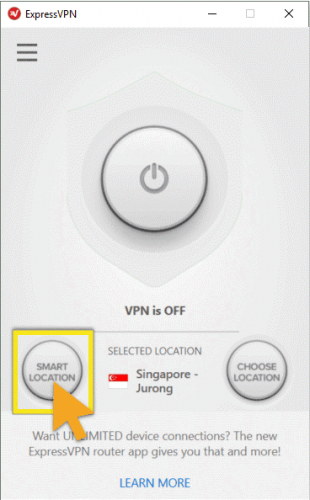 Smart Location в ExpressVPN