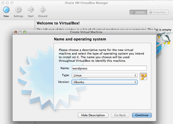 Создание виртуальной машины Ubuntu в VirtualBox