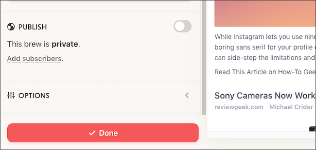 Save your Mailbrew personalized newsletter