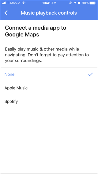 Запрос разрешения доступа к Apple Music для Google Maps на iPhone