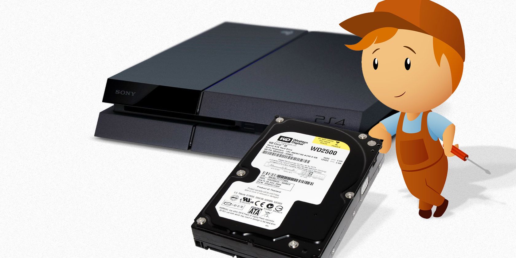 Как заменить HDD/SSD в PS4 и увеличить память