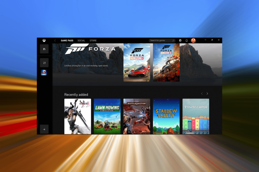 Удалённая установка Xbox Game Pass не работает — Windows 11