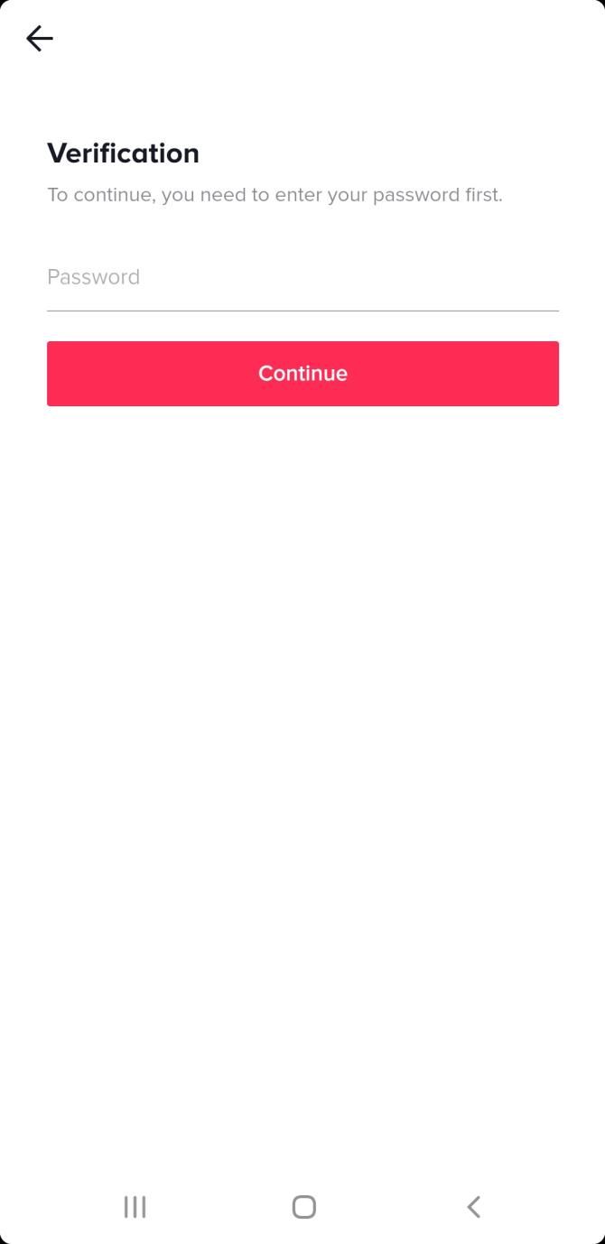 TikTok Verify Account