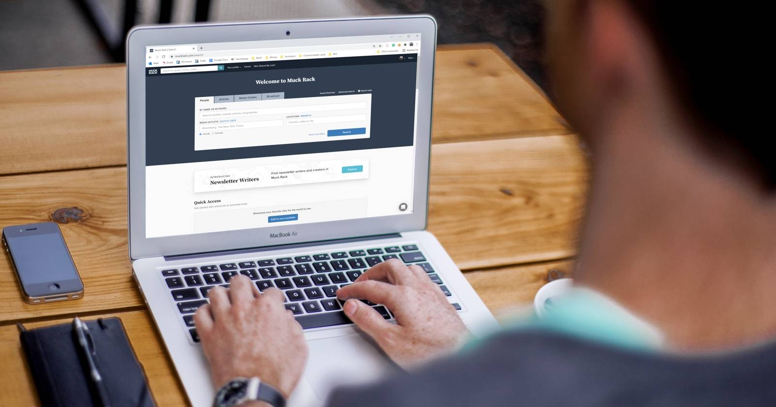 Muck Rack: портфолио для журналистов и фрилансеров