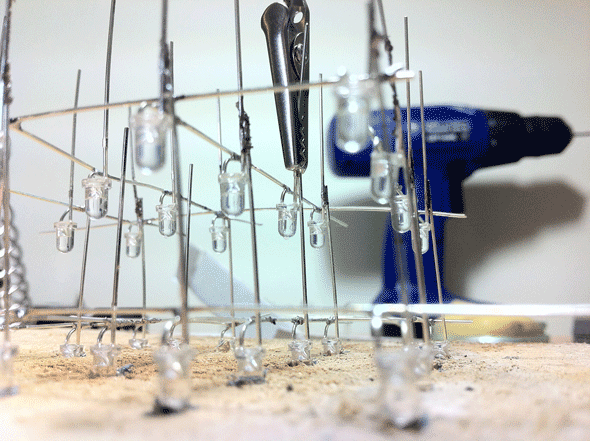 Фиксация вертикальных ножек