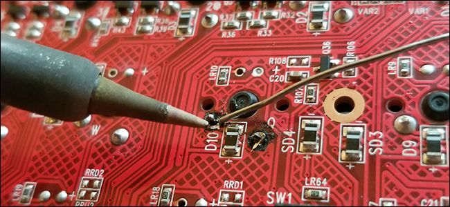 Пайка контактов переключателя