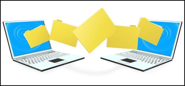 Процесс переноса данных между компьютерами