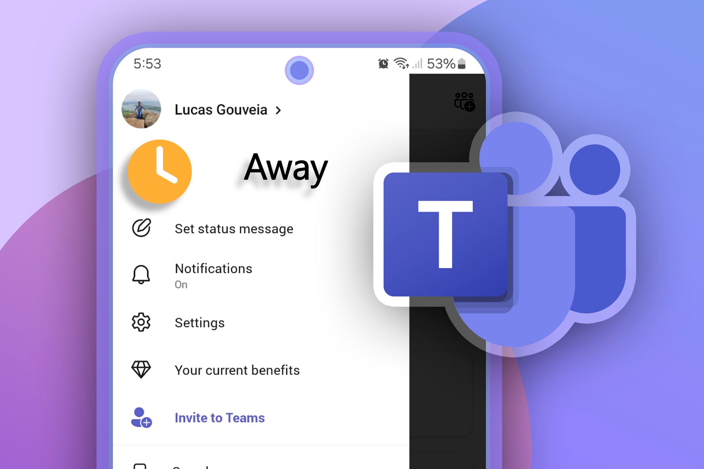 Как оставаться доступным в Microsoft Teams