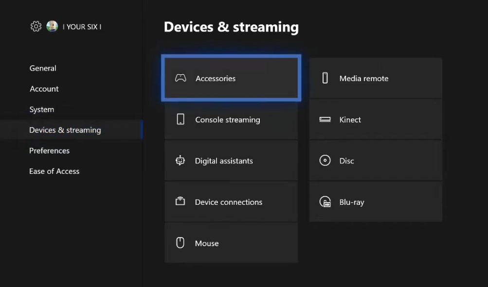 Скриншот списка устройств