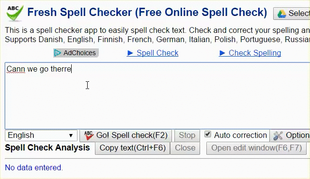 Анимация Fresh Spell Checker