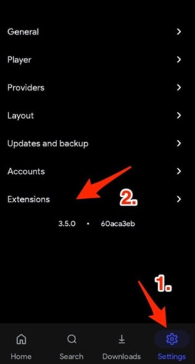 Процесс установки Cloudstream на Android